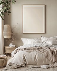 Coastal Bohemian Bedroom Interior with Scandinavian Design and Australian Inspiration