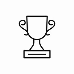 cup champion icon sign vector
