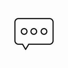 speech bubble message icon sign vector