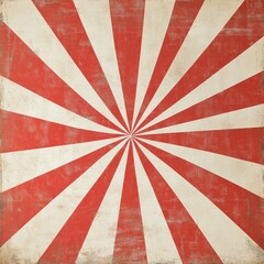 Red and White Sunburst Grunge Background Texture
