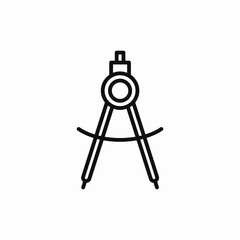 compass plan icon sign vector