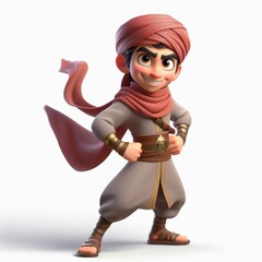 Brave Young Arabian Adventurer