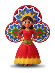 Al Mawlid Al Nabawi Traditional Festive Bride Figure