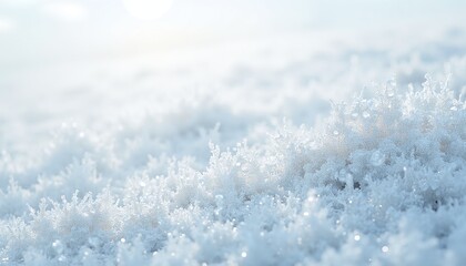 Obraz premium Abstract pixelated frost design with muted lavender colors