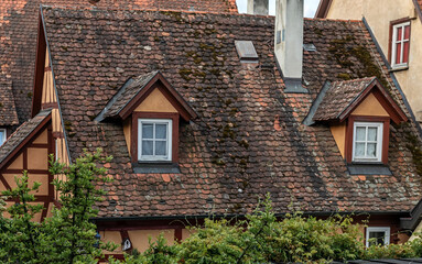 historic german fachwerkhaus building with sky