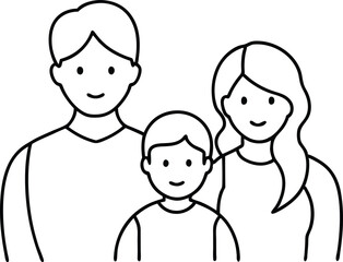 Vibrant Child with Happy Family Vector Illustration for Creative Play
