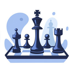 Strategic Chess Game: Using The Board Game To Illustrate Business Tactics, Competition, And Complex Challenges In The Marketplace.