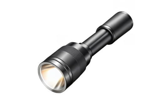 flashlight on transparent background.