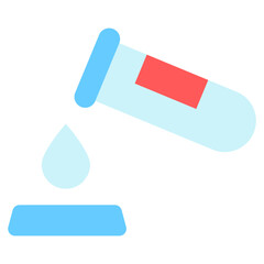 Drop multi color icon, use for UI, UX, app and web development, digital or print. for industry, education, science.