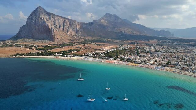 San Vito lo Capo Bay. Pristine sea and art. Immersed in nature and ancient history. Dream Sicily.