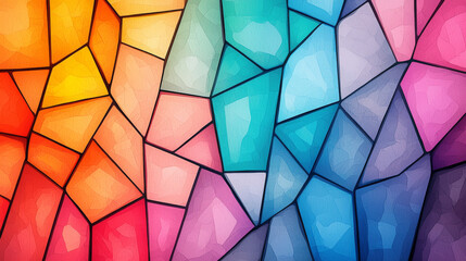 Abstract colorful mosaic background.