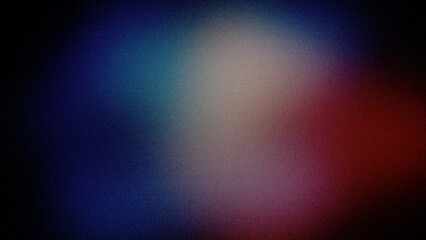 Dynamic abstract gradient with vibrant transitions of blue, beige, and red hues, enriched by a grainy texture. Ideal for wallpapers, backgrounds, and modern designs