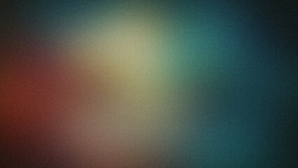 Abstract gradient featuring soft transitions of red, beige, and teal tones, accented with a grainy texture. Perfect for creative backgrounds, wallpapers, and designs