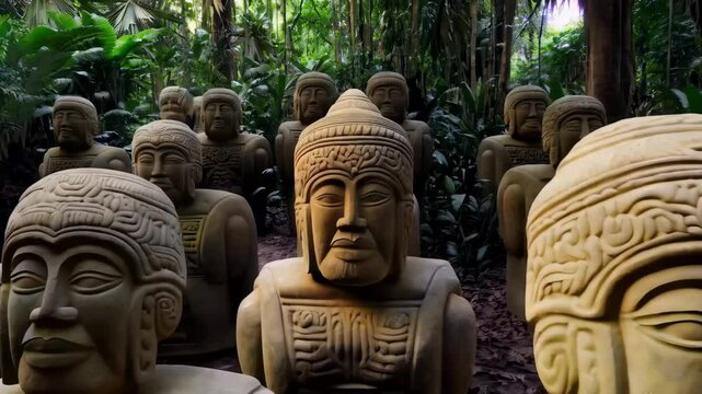 Figurillas de Jade y Barro prehisp&aacute;nicas olmecas