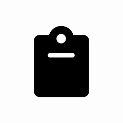 clipboard file icon sign vector