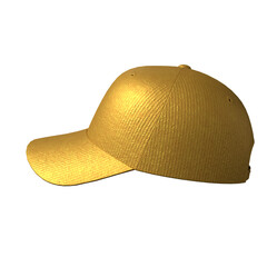 The Baseball cap png image 3d rendering.