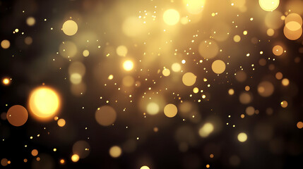 Obraz premium Abstract Golden Bokeh Background