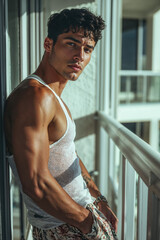 Male model in Miami, young male model, French Algerian male model, Miami model