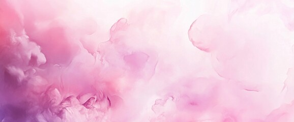 Fototapeta premium Delicate pale pink watercolor background texture.