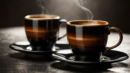 the morning espresso, a richly brewed elixir, awakens the senses with its deep, earthy aroma and velvety crema