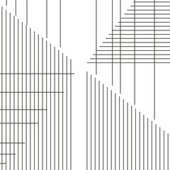 Fototapeta premium Simple composition with vertical and horizontal lines