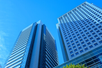 Obraz premium 高層ビル オフィス街
