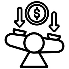 Variable Cost Icon