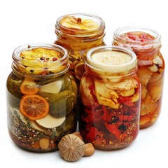 Fermented food on white --v 6.1 Job ID: 0317d710-2ddf-484c-a073-3ba5a02876f5