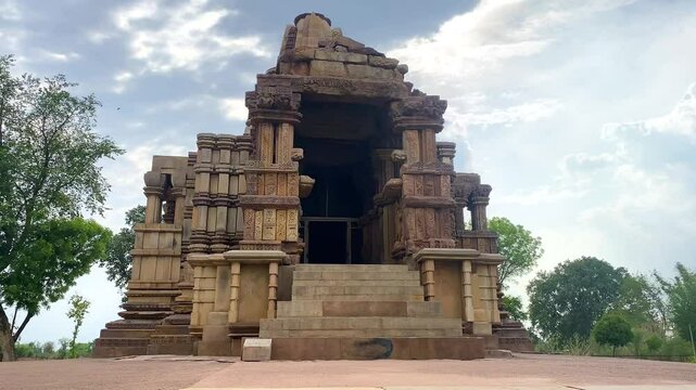 Dulhadev shiva temple in khajuraho the group of monuments of hindu and jain temples in chhatarpur district, madhya pradesh, India.Unesco world heritage site.