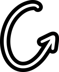  Arrow line bold with basic shape for fun, party, cute