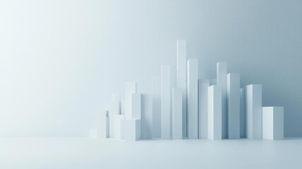 3d futuristic cityscape, showcasing minimalist skyscrapers and smooth flowing lines, emphasizing urban innovation