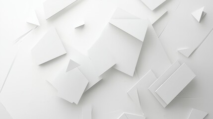 Obraz premium A minimalist light grey background with subtle, small squares, abstract geometric patterns. Use for presentation, slide show, slide for brochure, marketing, leaflet, advertising, banner, cover, web