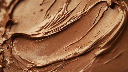 close-up of pottery clay with a smooth, matte texture filling the entire frame, the focus is on the rich, velvety surface of the clay, showcasing its unique characteristics without any distractions