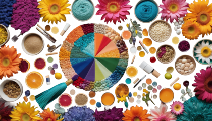 vibrant women sisterhood creating radiant tapestry encounter color group woman standing front diversity oneness sisterhood radiant colourful vibrant beautiful strong breathtaking art creativity