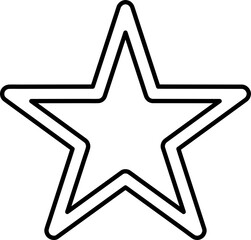 Star shape element. Geometric design