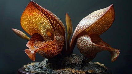 Fototapeta premium Close-Up of a Stunning Exotic Orchid Flower