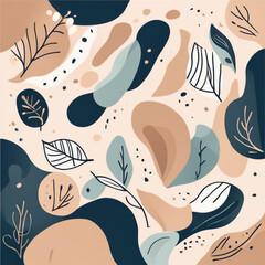 Naklejka premium seamless pattern with flowers