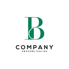 Letter B logo design for business