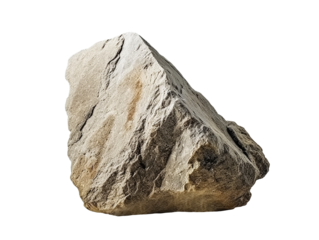 rock and stone isolated on transparent background