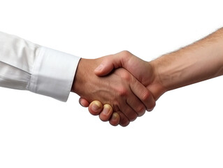 handshake isolated on transparent background