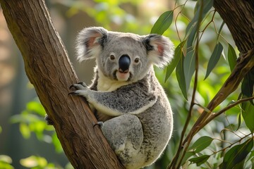 Wildlife Photography Of A Koala Bear, Animal Photography, Koala Bear Close-up, Koala Bear Nature Photography, Animal Portrait Photography, High Quality Koala Bear Image