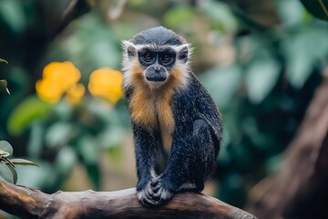 Obraz premium Wildlife Photography Of A Monkey, Animal Photography, Monkey Close-up, Monkey Nature Photography, Animal Portrait Photography, High Quality Monkey Image