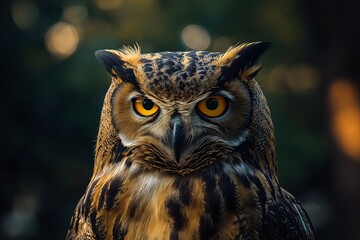 Obraz premium Wildlife Photography Of A Owl, Animal Photography, Owl Close-up, Owl Nature Photography, Animal Portrait Photography, High Quality Owl Image