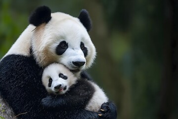 Wildlife Photography Of A Panda, Animal Photography, Panda Close-up, Panda Nature Photography, Animal Portrait Photography, High Quality Panda Image