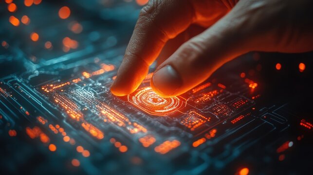 password to access personal user data cybersecurity concept