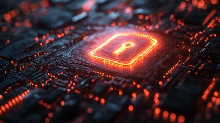 safety concept personal information on digital backgroundillustration