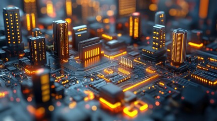 successful marketing plan business technology ernet and network conceptillustration