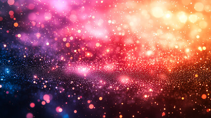 Fototapeta premium Diwali night sky filled with colorful fireworks and sparkling stars