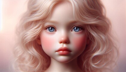 kleines blondes Mädchen