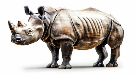 Fototapeta premium Rhino in the Wild - Realistic Image